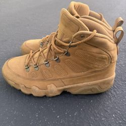 Nike Air Jordan Retro 9 NRG Boot Mens 11 Shoes Wheat Flax Baroque Brown Shoe Please Read