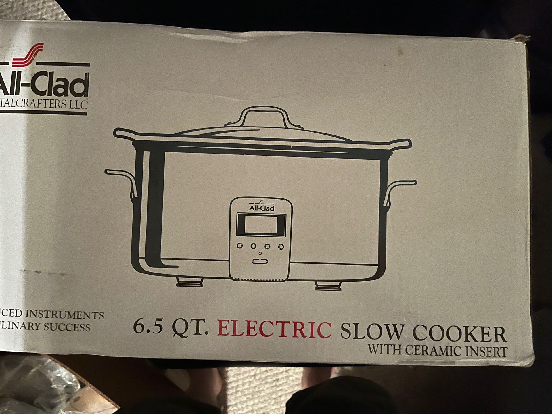 All-Clad Slow Cooker.  6.5 Quart