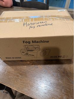 Fog machine with liquid