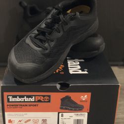 Timberland Pro Steel Toe Boot - Size 8 in Black 