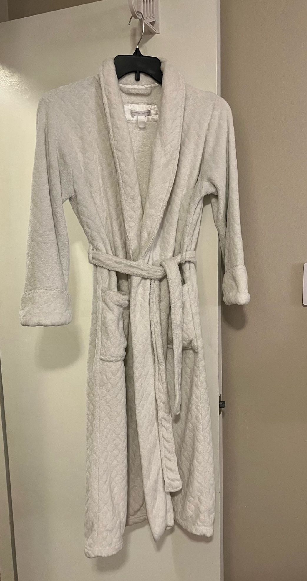 Carole Hochman Plush and Warm Luxurious Wrap Robe Women's Size Large