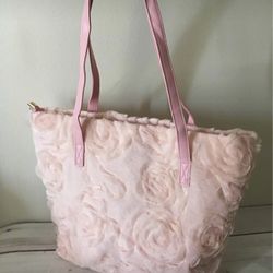 Pink Floral Shoulder Bag