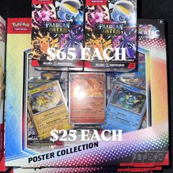 Pokemon Paldean Fates Booster Bundle Prismatic Poster 