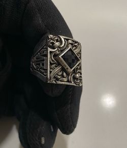 Solid Sterling Silver Retired NightRider Jewelry Ring