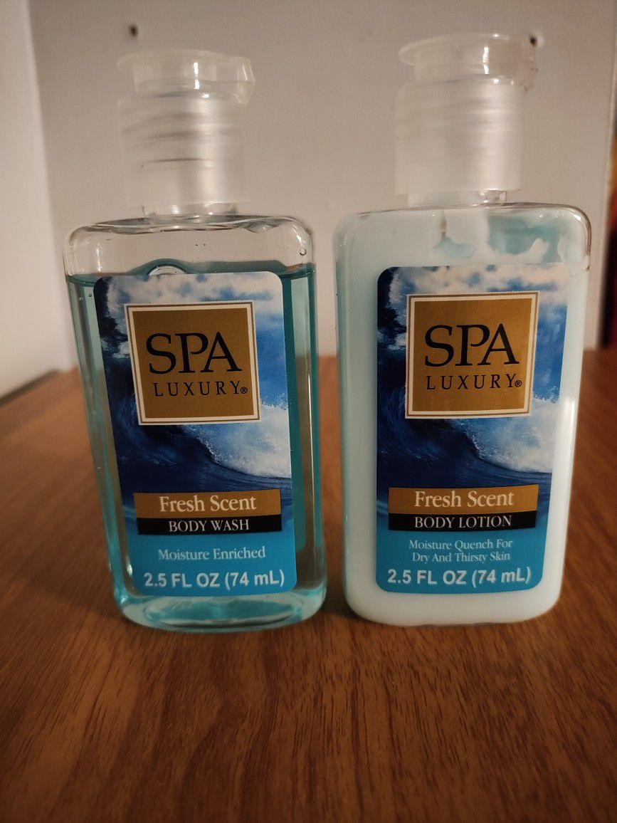 Spa Luxury Body Wash And Body Lotion 