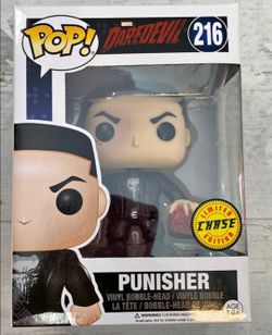 PUNISHER FUNKO CHASE 216 RETIRED VAULTED DAREDEVIL MARVEL