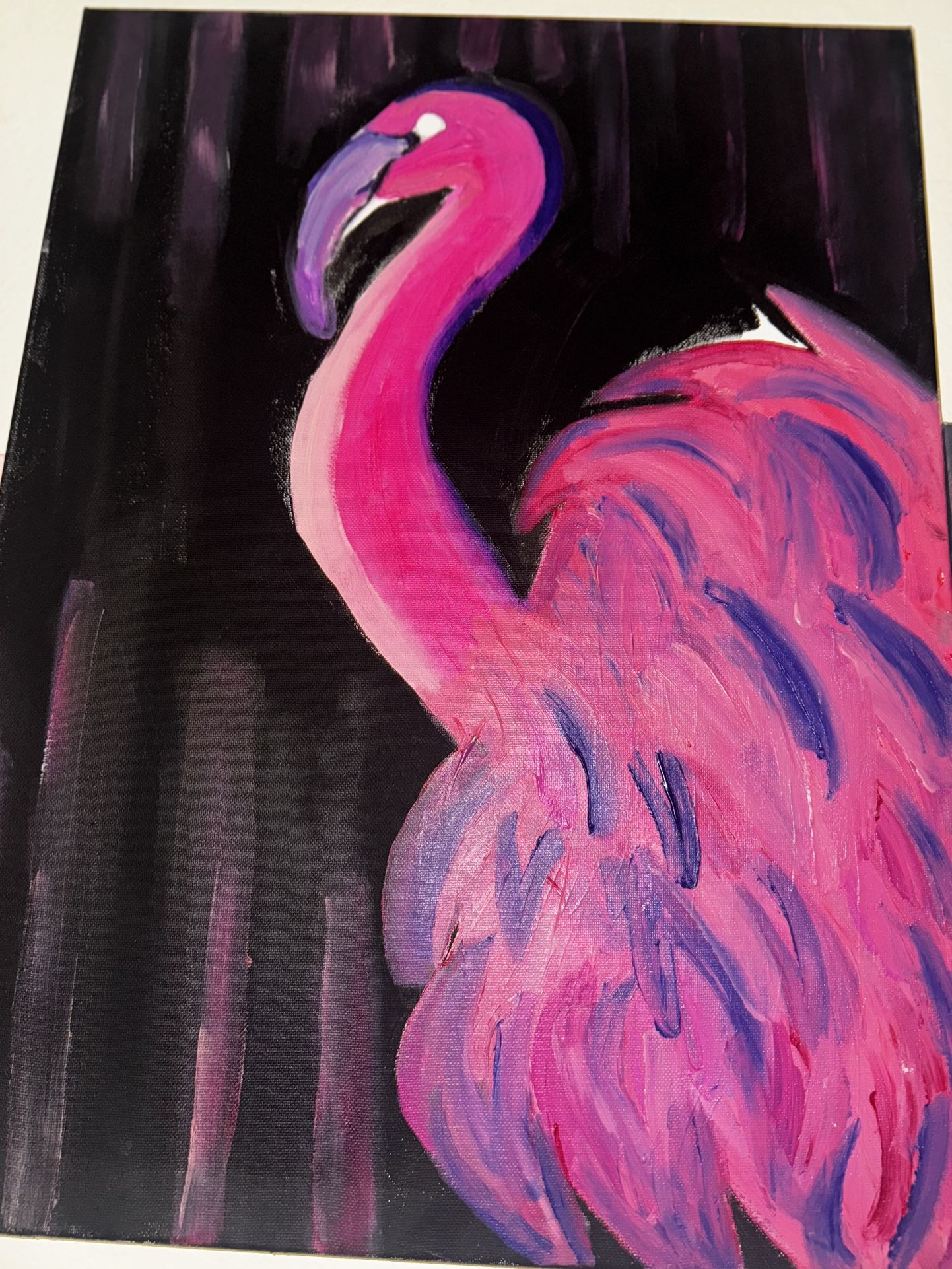 I Painted This Portrait And If Anyone Loves Colors Like Me Then They Will Love This.