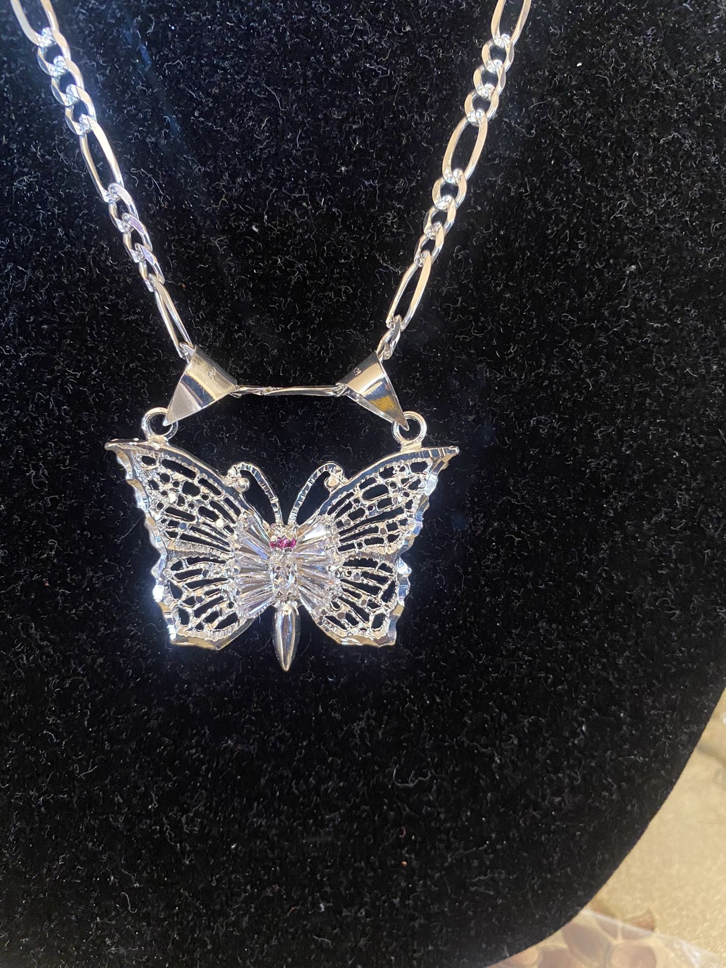 Cadena Con Dije Plata Mexicana 9.25