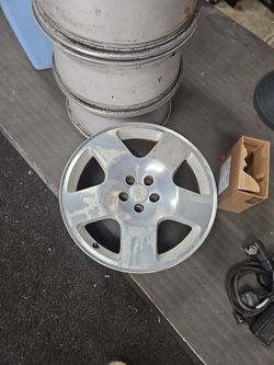 Audi 17in fat 5's rims