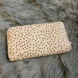 Wristlet Wallet/light pink-stars/ Lauren Conrad