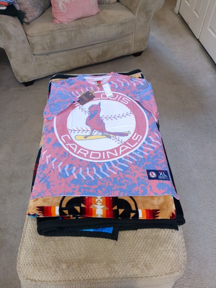 St Louis Cardinals Mitchell And Ness T shirt