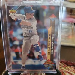 Edgar Martinez Baseball Cards Lot 