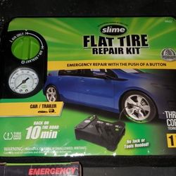 Slime Tire Kit With Compressor