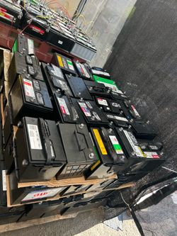 New and rebuilt and used car Batterys