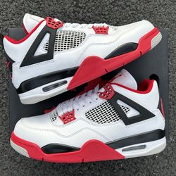 Jordan 4 Retro Fire Red 