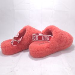 UGG Women's Fluff Yeah Slides Slippers Pink Size 8