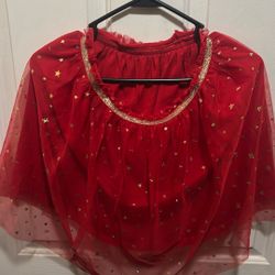 Women’s Xs Red And Gold Skirt 