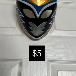 Power Rangers Mask Kids Child Plastic Blue Ranger (Jungle Fury Wolf)