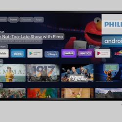 Smart Tv Philip 4k  50 Inch  With Glass Stand 