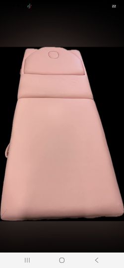 Pink Massage Table with adjustable Face Cradle