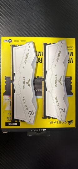 Team Group T-Force Delta RGB White DDR5 32GB 6000mhz AMD EXPO Optimized (Willing to Negotiate)