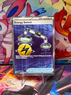 Energy Switch Trainer Ultra Rare Card 107/084, Mega Evolution Pitch Black