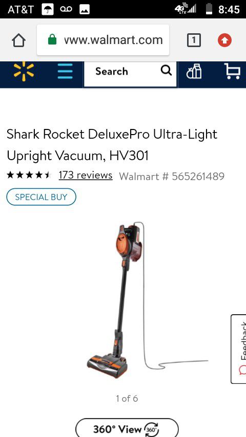 Shark Rocket ultra light