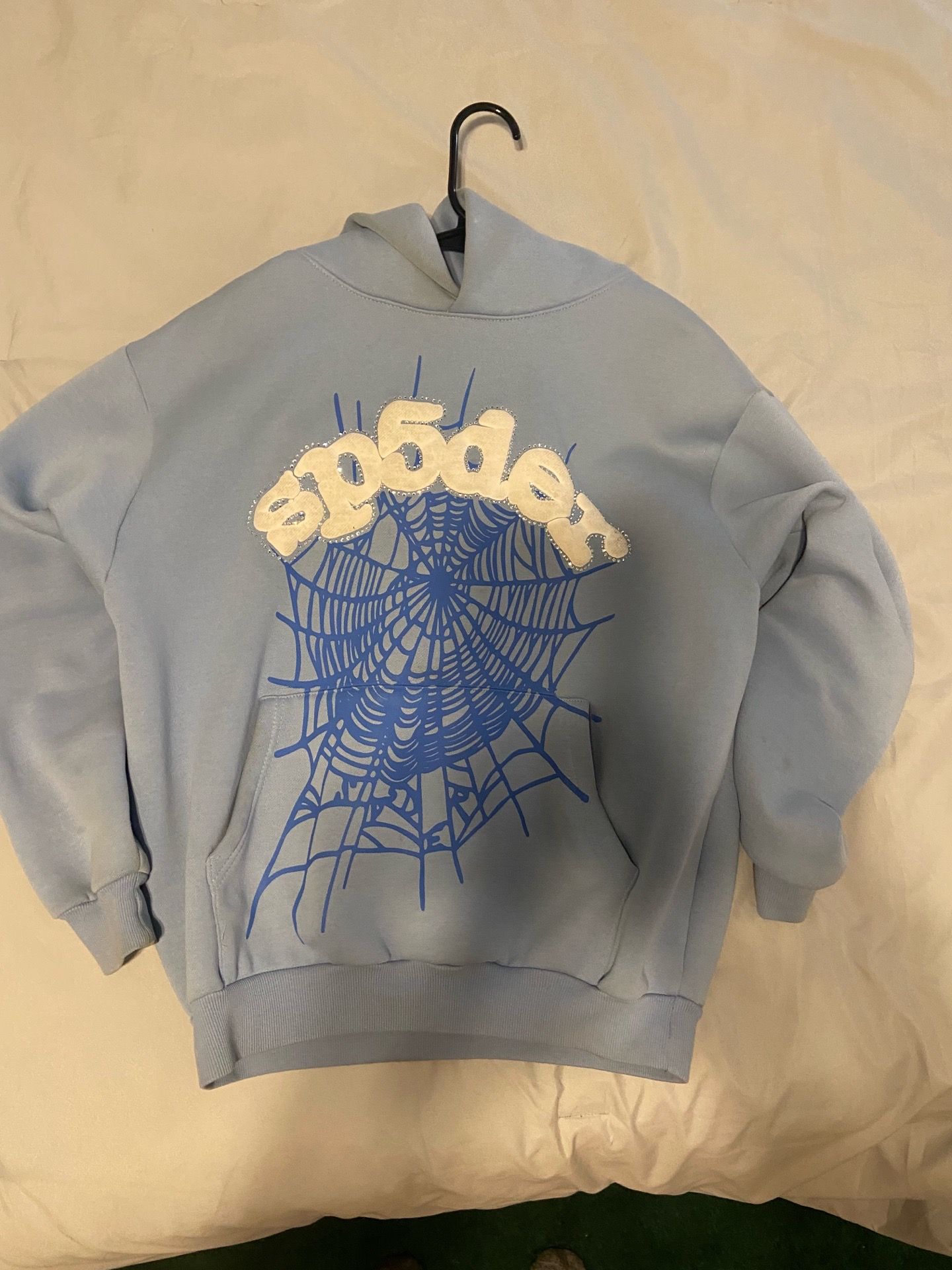 Light blue spider hoodie small