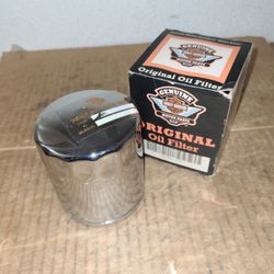 Harley-Davidson Original Chrome Oil Filter
