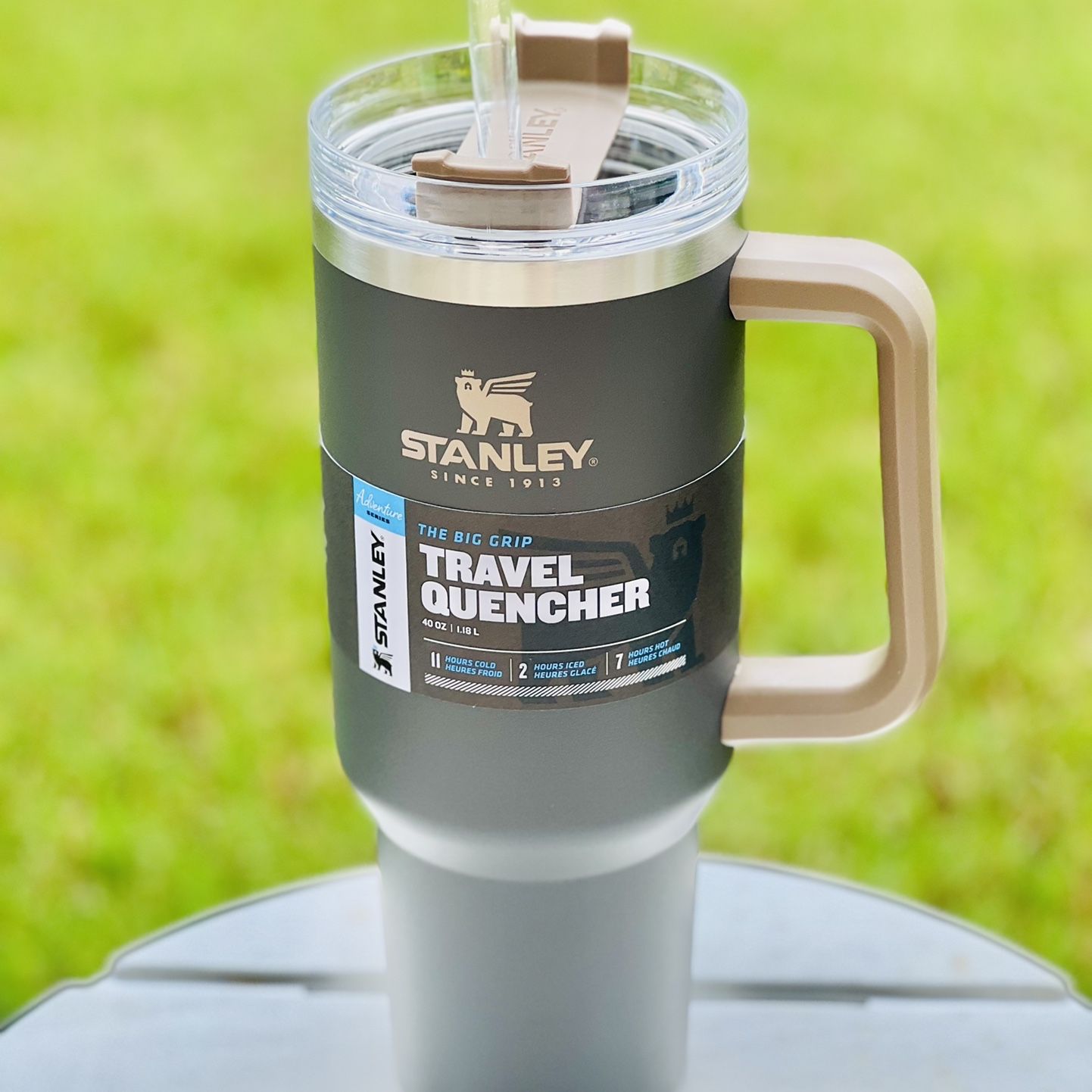 Stanley Adventure Quencher Tumbler 40 Oz Matte Stormy Sea for Sale in  Fresno, CA - OfferUp