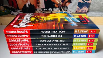 R.L. Stine Goosebumps 6 Book Bundle Lot Paperback New