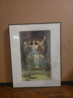 Framed "Circe Offering the Cup" Art Print by J.W. Waterhouse