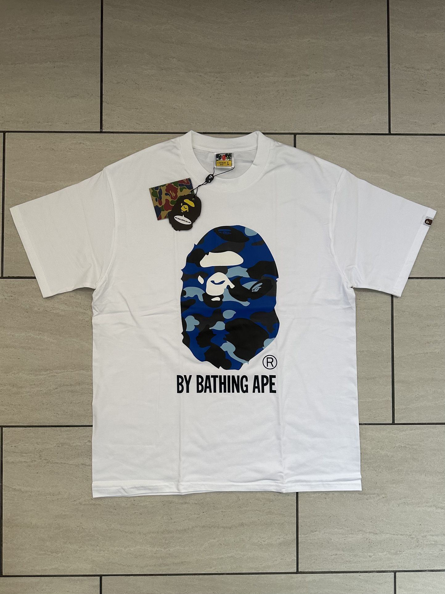 🔥White Bape X Blue Head🔥