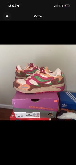 Saucony Grid Shadow 2 Jae Tips What's the Occasion? Wear To The Party - Size 8.5