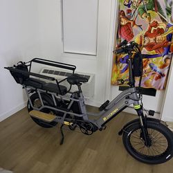 🔥🔥 E-bike DUAL BATTERYS 3 seats 30mph 🔥🔥