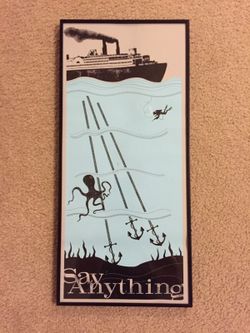 Say Anything limited framed print