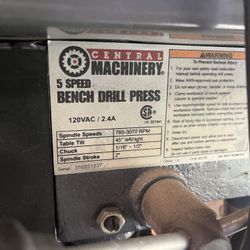 Bench Top Drill Press