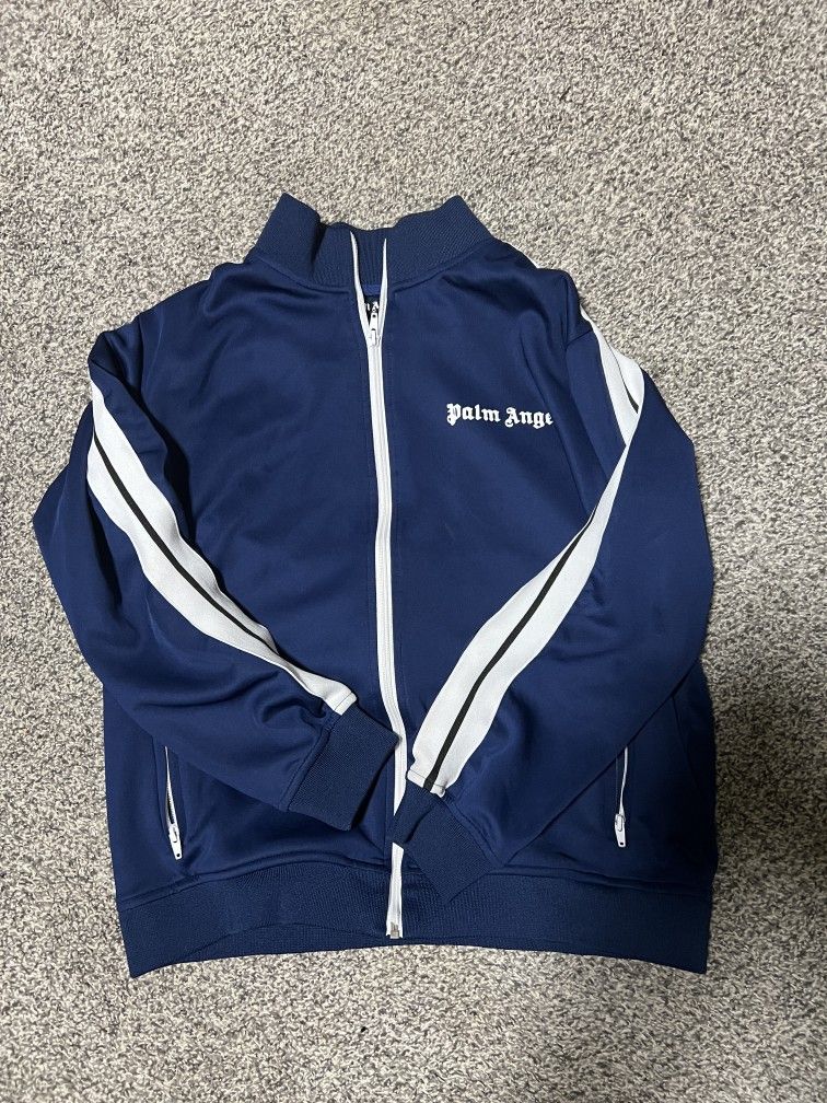Palm Angels Jacket Navy Blue