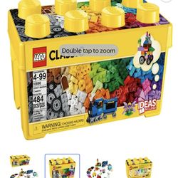 New in box! LEGO Classic Medium Creative Brick Box , Toy Set with Train, Car, Tiger, Birthday Gift for Kids 4+, 10696