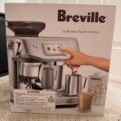 NEW Breville Barista Touch Impress Espresso Machine  Brushed Stainless BES881BSS