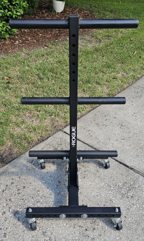 Rogue Vertical Bumper Plate Tree Storage Holder

Plate tree includes wheels. Retail is $300+. I'm also selling other items. 

Rogue Vertical Plate Tre