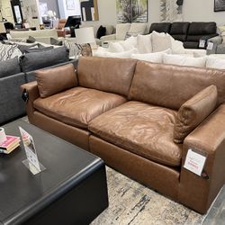 Brand New Leather Sectional 