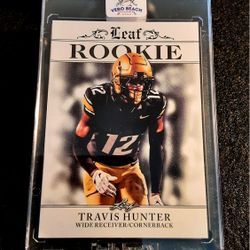 Travis Hunter 2024 Leaf ROOKIE!! JACKSONVILLE JAGUARS NFL 