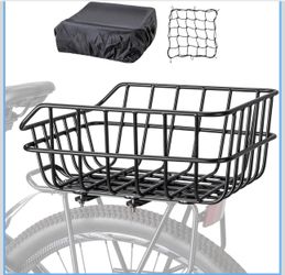 Rear bike basket