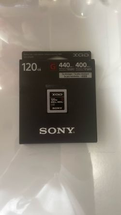 Brand New Sony XQD 120gb Memory Card G Series