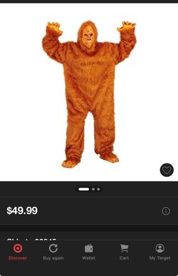Big foot costume
