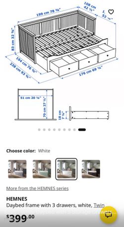 🔥 White Daybed Set – Excellent Condition | $250