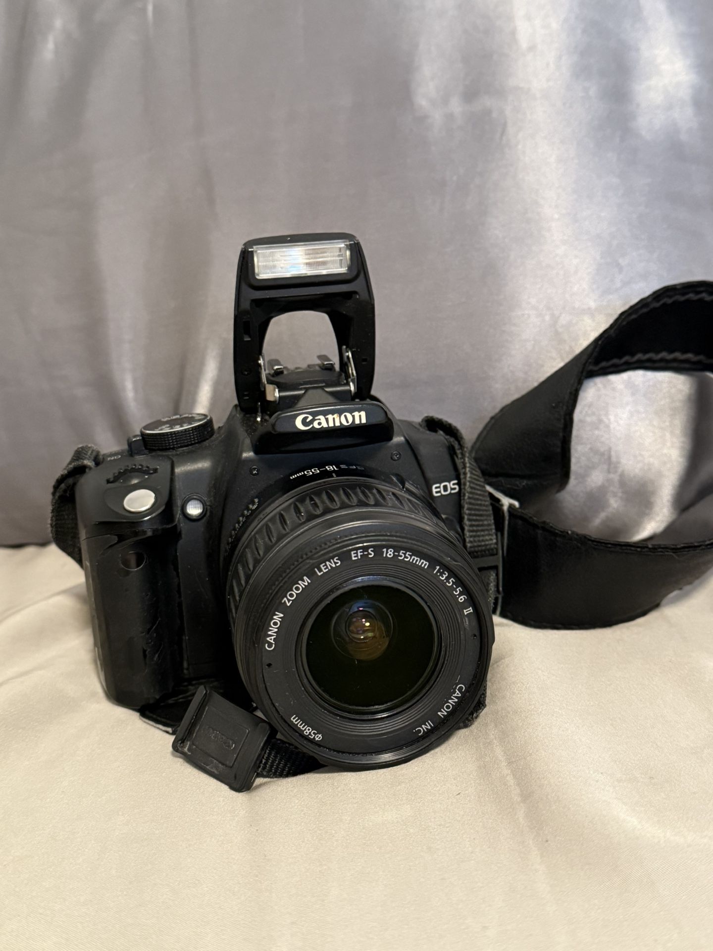 Canon Digital Rebel XT DSLR Camera with EF-S 18-55mm f3.5-5.6 Lens (Black)