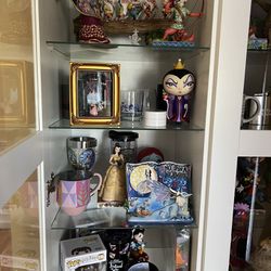 Disney And Harry Potter Figurines And Snow Globes