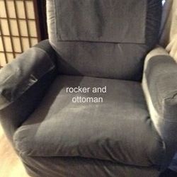 Rocker And Ottoman